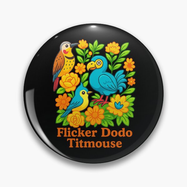Item preview, Funny Flicker Dodo Titmouse Vintage designed and sold by kiwibroc.