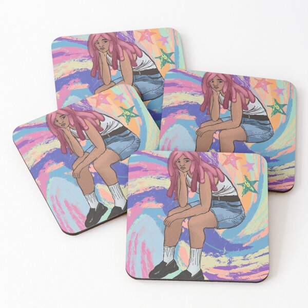 Item preview, Girl Colorful pastel pink designed and sold by yasm1nou.