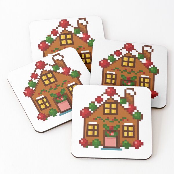 Item preview, Gingerbread House Big Pixel Art | Christmas Candy House Pixel Design | Holiday PNG designed and sold by Gurjeetpixelart.