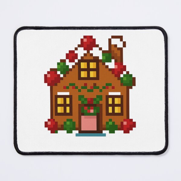 Item preview, Gingerbread House Big Pixel Art | Christmas Candy House Pixel Design | Holiday PNG designed and sold by Gurjeetpixelart.