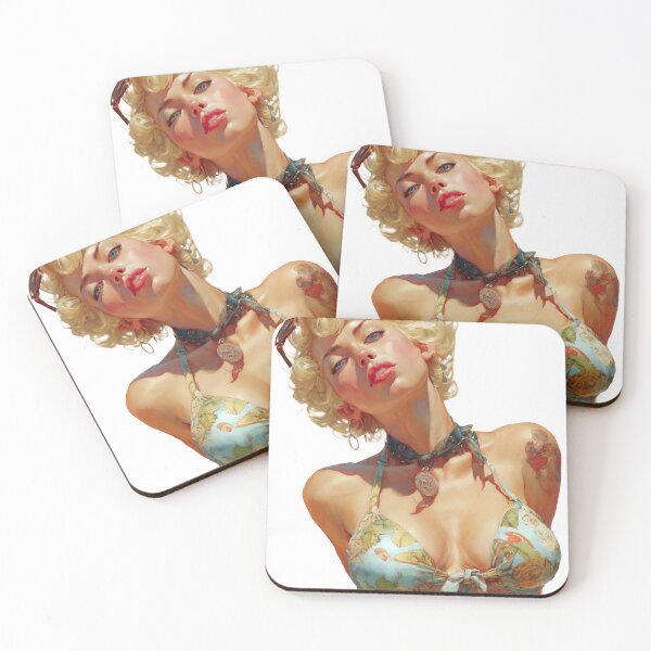 Item preview, Edgy Elina on the beach designed and sold by PulpGems.