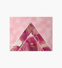 Glam Pink Orchids Art Board