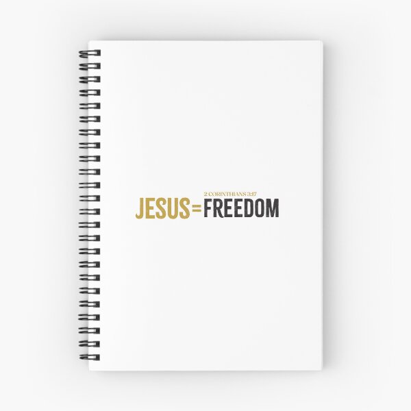 Item preview, Jesus = Freedom - 2 Corinthians 3:17 designed and sold by LambsPath.