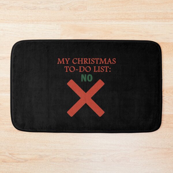 Item preview, ​My Christmas To-Do List NO T-Shirt | Funny Anti-Holiday Sarcasm Gift designed and sold by SylwiaPrint.