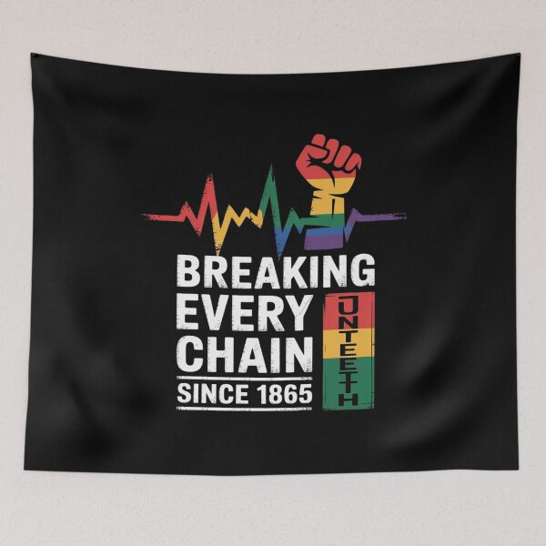 Item preview, Juneteenth Breaking Every Chain Since 1865  designed and sold by InspiredFoul.