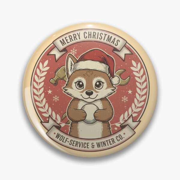 Item preview, Merry Christmas Wolf Service designed and sold by Mychicstuff.
