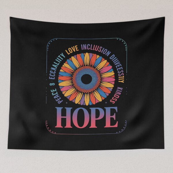 Item preview, Kindness Peace Equality Love Hope Diversity Human Rights  designed and sold by InspiredFoul.