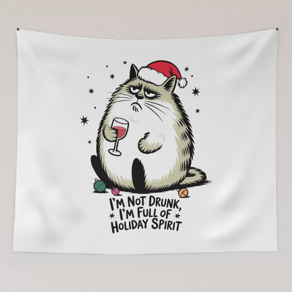 Item preview, I’m not drunk, I’m full of holiday spirit. Version 2 designed and sold by ArthousePromos.