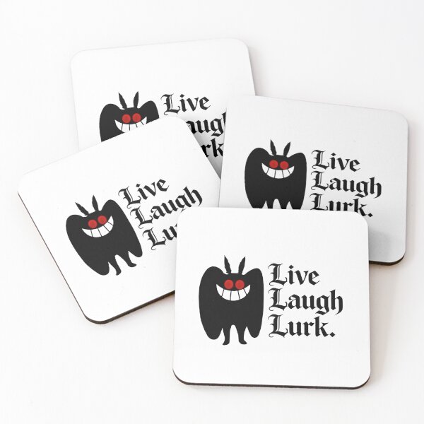 Item preview, Please don't perceive on me. Thanks! - Live Laugh Lurk Cryptid Comfort Zone Mothman  designed and sold by SkeletonsDanger.