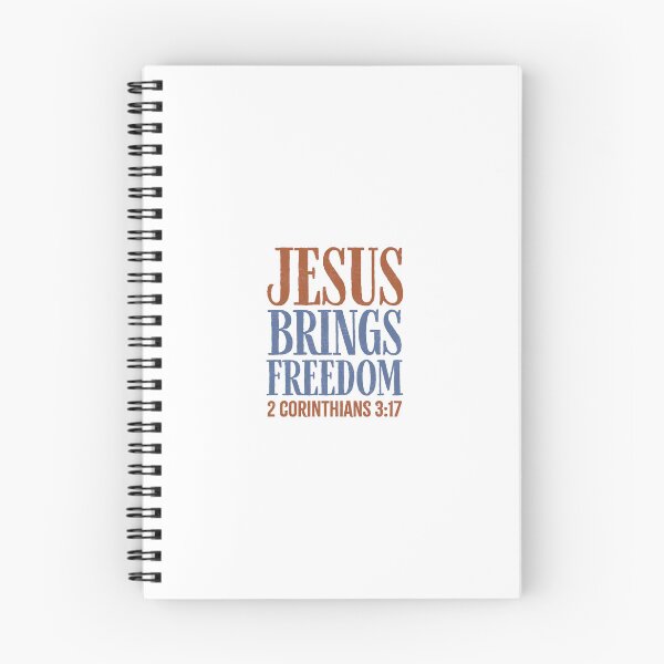 Item preview, Jesus brings freedom - 2 Corinthians 3:17 designed and sold by LambsPath.