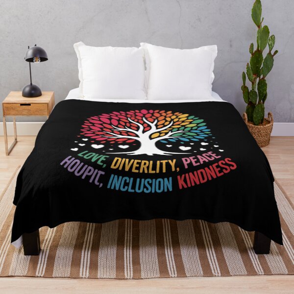 Item preview, Kindness Peace Equality Love Inclusion Hope Diversity Women designed and sold by InspiredFoul.