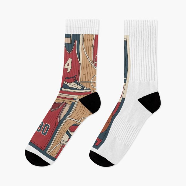 Item preview,  Retro Basketball Collage – Court, Jerseys & Sneakers designed and sold by Dzblack.