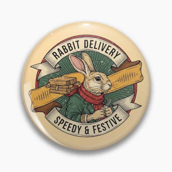Item preview, Rabbit Delivery Speed & Festive designed and sold by Mychicstuff.