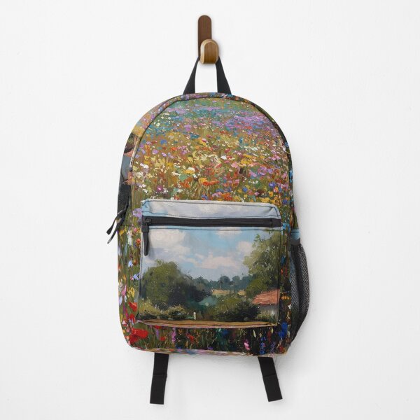 Item preview, Cottage in Blooming Wildflower Field designed and sold by lautir.