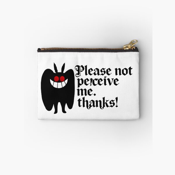 Item preview, Please don't perceive on me. Thanks! - Live Laugh Lurk Cryptidcore Social Avoidance Club Mothman  designed and sold by SkeletonsDanger.