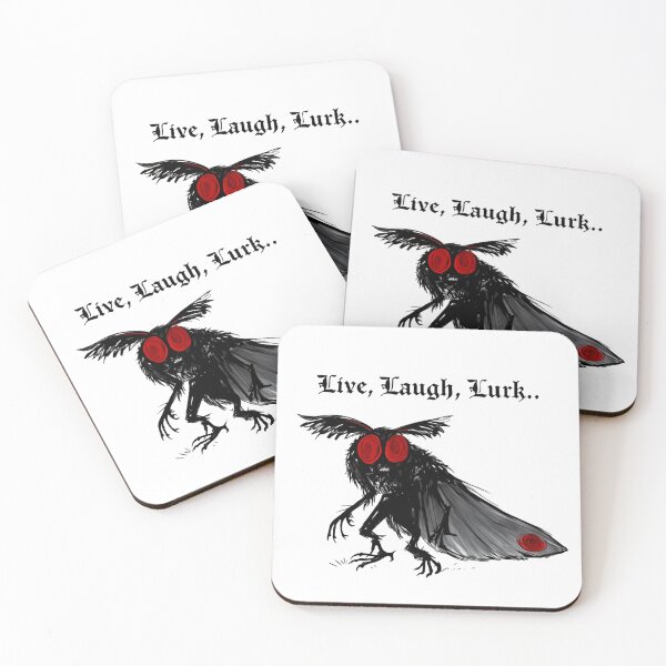 Item preview, Live Laugh Lurk Midnight Mothman Monitoring  designed and sold by SkeletonsDanger.