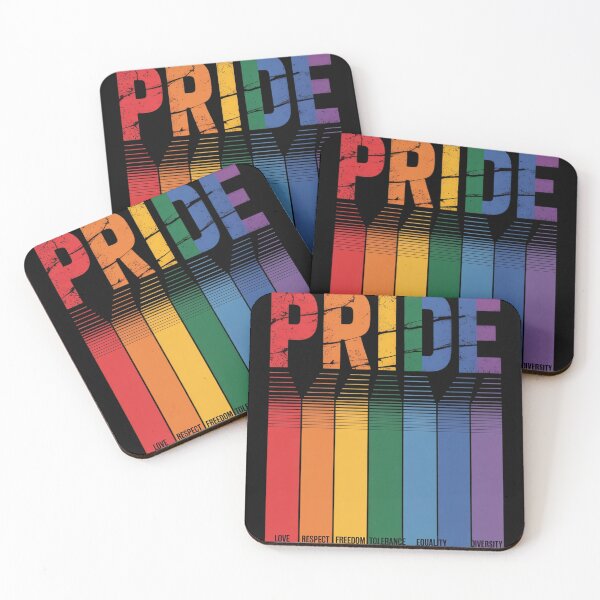 Item preview, LGBTQ+ Love Respect Freedom Tolerance Equality Pride Month designed and sold by InspiredFoul.