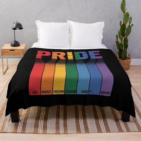 Item preview, LGBTQ+ Love Respect Freedom Tolerance Equality Pride Month designed and sold by InspiredFoul.