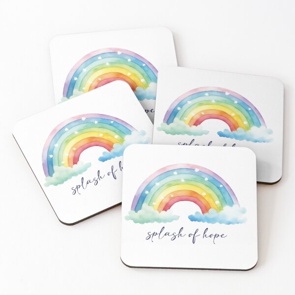 Item preview, Rainbow Splash of hope designed and sold by piyudezigns.