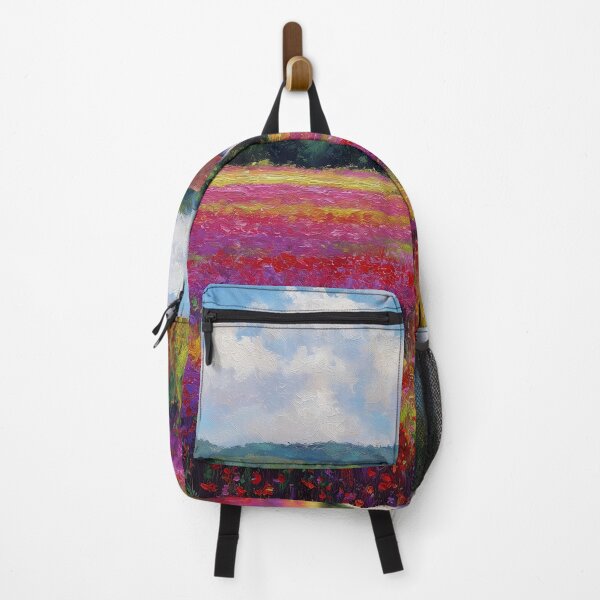 Item preview, Cottage Amidst Vibrant Flower Field designed and sold by lautir.