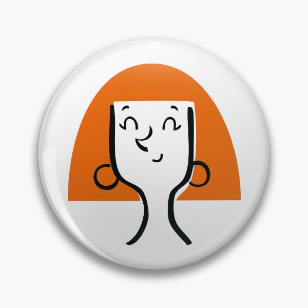 Item preview, Orange Hair Smiling Woman Simple Portrait designed and sold by monikko.