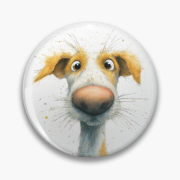 Item preview, Nosey Dog Terrier ' The Loveable Mutt ' by Shirley MacArthur designed and sold by Shirley MacArthur Art.