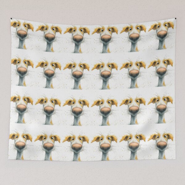Item preview, Nosey Dog Terrier ' The Loveable Mutt ' by Shirley MacArthur designed and sold by Shirley MacArthur Art.