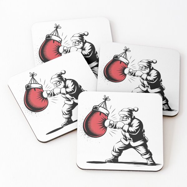 Item preview, Santa Training Camp – Boxing Holiday Street Art Design designed and sold by WSPrintCrafter.
