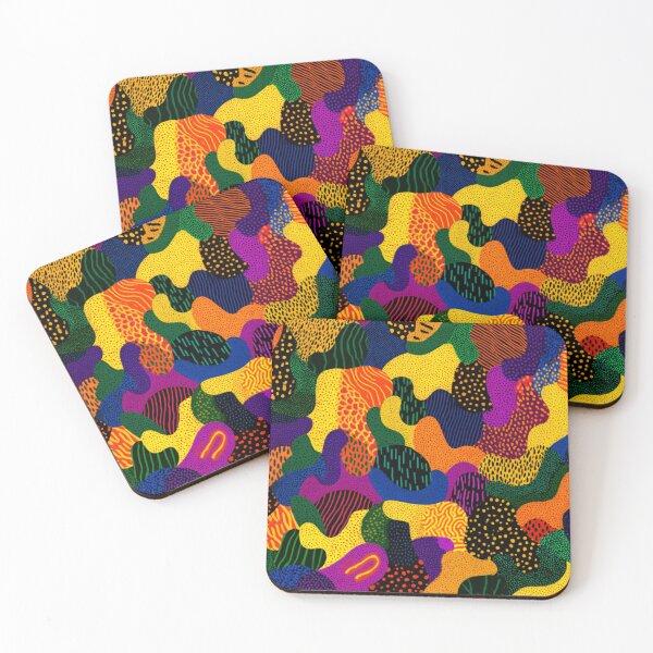 Item preview, Abstract pattern colorfull world designed and sold by SmileshareShop.