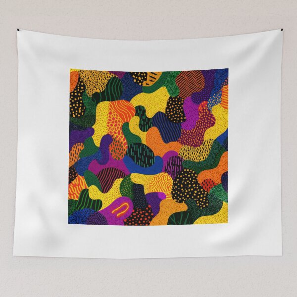 Item preview, Abstract pattern colorfull world designed and sold by SmileshareShop.