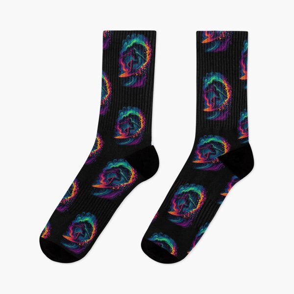 Item preview, Glitch Wave Surfer — Neon Pixel Ride | Meta Mirage Series designed and sold by Meta Mirage .