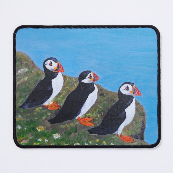 Item preview, Puffin Lookout from the cliffs designed and sold by Jwesty Designs.