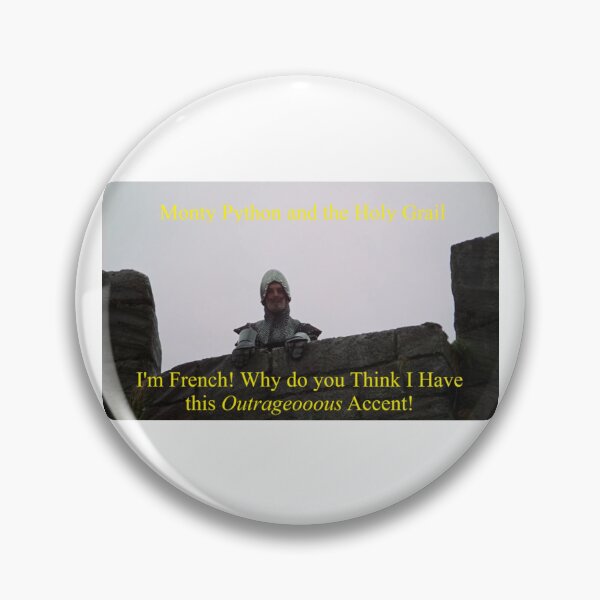 Item preview, Monty Python and the Holy Grail French Guard - French Accent designed and sold by Miss Mindy's Boutique.