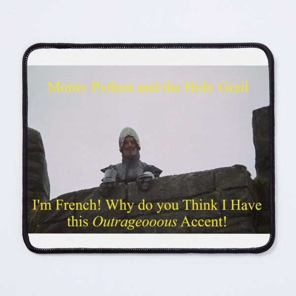 Item preview, Monty Python and the Holy Grail French Guard - French Accent designed and sold by Miss Mindy's Boutique.