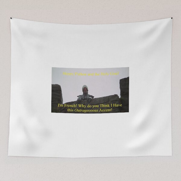 Item preview, Monty Python and the Holy Grail French Guard - French Accent designed and sold by Miss Mindy's Boutique.