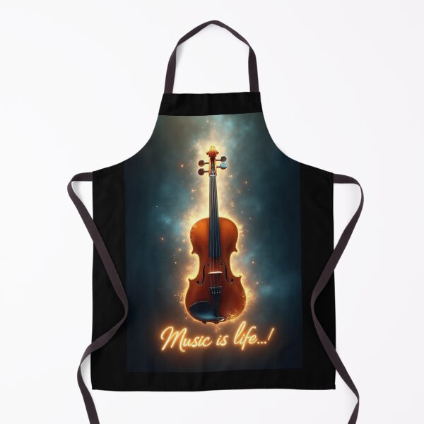 Item preview, Violin With Magical Aura – Music Is Life designed and sold by OhmAuraArt.