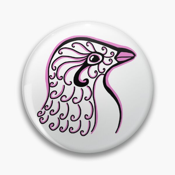 Item preview, Pink Adelie Swirls designed and sold by Sophie Draws Penguins.