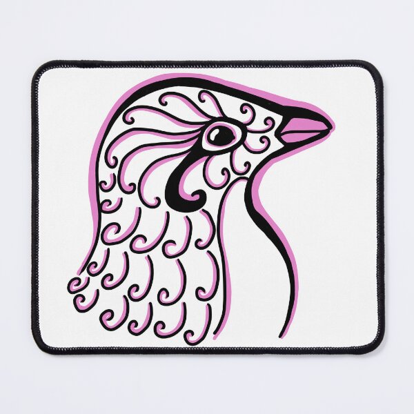 Item preview, Pink Adelie Swirls designed and sold by Sophie Draws Penguins.