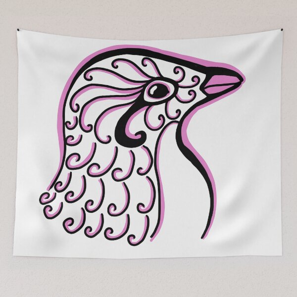 Item preview, Pink Adelie Swirls designed and sold by Sophie Draws Penguins.