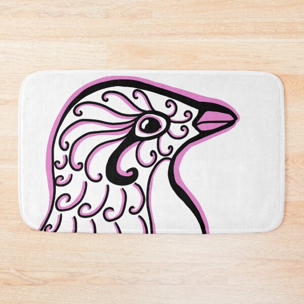 Item preview, Pink Adelie Swirls designed and sold by Sophie Draws Penguins.