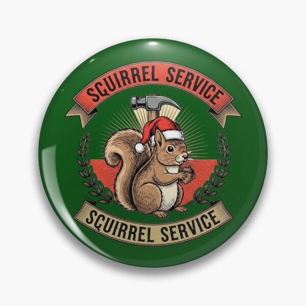 Item preview, Squirel Service Merry Christmas designed and sold by Mychicstuff.