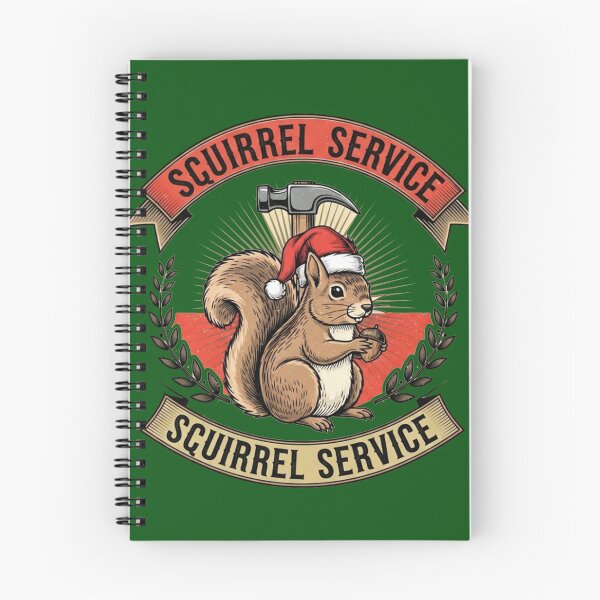 Item preview, Squirel Service Merry Christmas designed and sold by Mychicstuff.