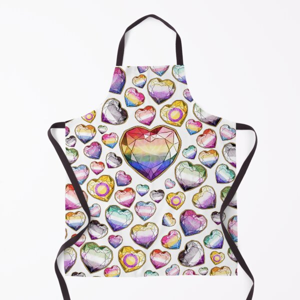 Item preview, Pride Gem Heart designed and sold by SpaceRabbitShop.