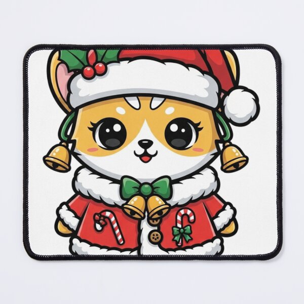 Item preview, Chibi Cute Christmas Cat designed and sold by Mychicstuff.