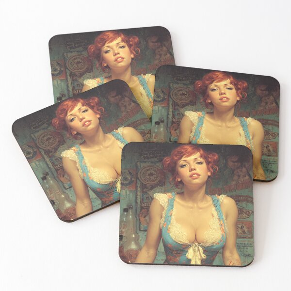 Item preview, Melana stands at the bar wanting a chat designed and sold by PulpGems.