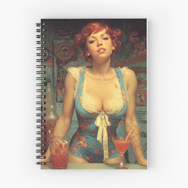 Item preview, Melana stands at the bar wanting a chat designed and sold by PulpGems.
