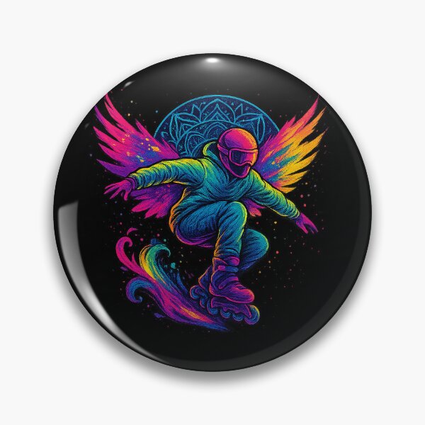Item preview, Graffiti Wing Rollerblader — Neon Street Flight | Meta Mirage Series designed and sold by Meta Mirage .