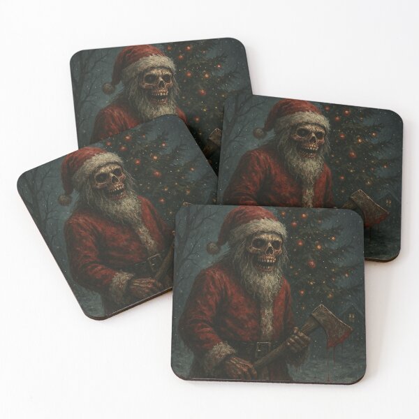 Item preview, Dark Horror Santa – Creepy Christmas Nightmare Art | Scary Holiday Illustration designed and sold by HAFIZ-DP.