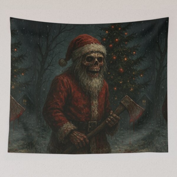 Item preview, Dark Horror Santa – Creepy Christmas Nightmare Art | Scary Holiday Illustration designed and sold by HAFIZ-DP.