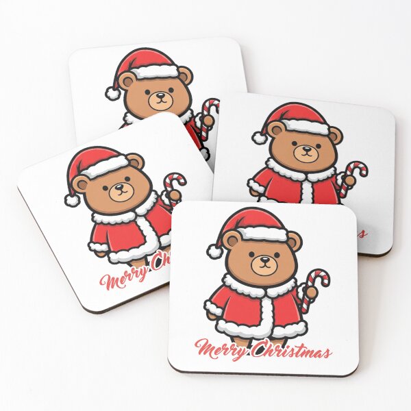 Item preview, Merry Christmas Cute Bear designed and sold by Mychicstuff.